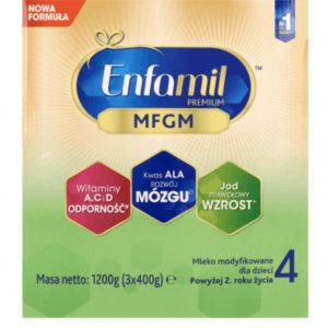 ENFAMIL MFGM 4 mleko modyfikowane dla dzieci powyżej 2. roku życia
