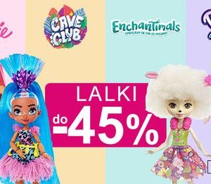 Lalki Barbie, Enchantimals, Polly Pocket, Cave Club w Smyku do -45%