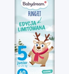 BABYDREAM Fun&Fit pieluszki jednorazowe Junior 5