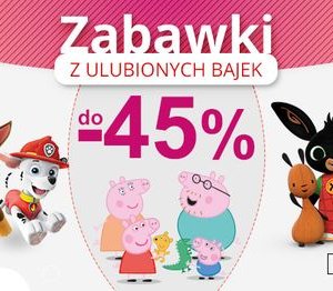 Zabawki z ulubionych bajek w Smyku do -45%