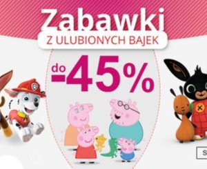 Zabawki z ulubionych bajek w Smyku do -45%