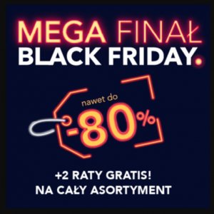 Mega finał Black Friday w RTV EEURO AGD do -80%