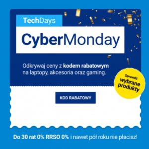 Tech Days i Cyber Monday w RTV EURO AGD do -40%