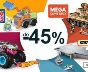 Hot Wheels, Matchbox, Mega Bloks i Mega Construx w Smyku do -45%