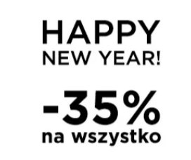 Happy New Year -35% na wszystko!