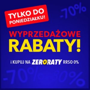Wyprzedażowe rabaty w RTV EURO AGD do -70%