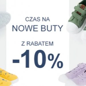 Czas na nowe buty z rabatem -10% | sklep smyk.com