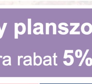 Gry planszowe — dodatkowy rabat -5%