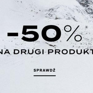 -50% na drugi produkt