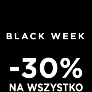 Black week -30% na wszystko